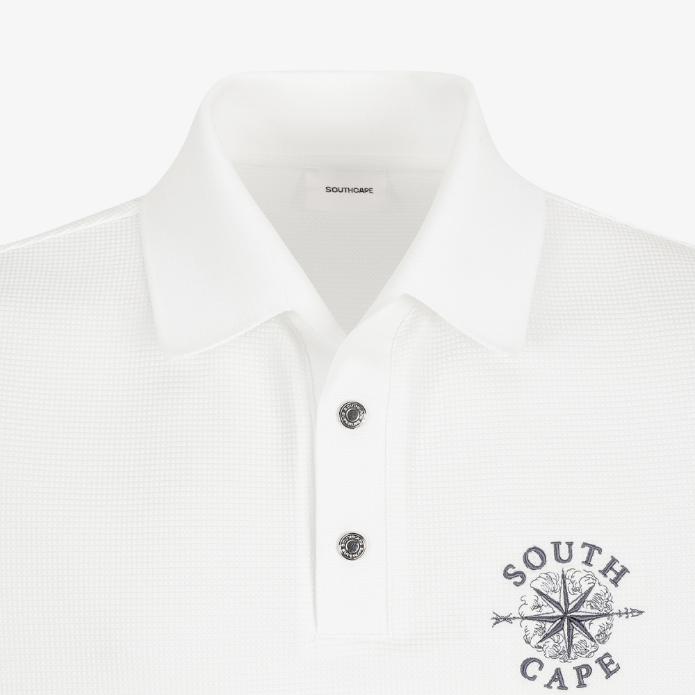 Contrast Collar Short-Sleeve T-Shirt_WT