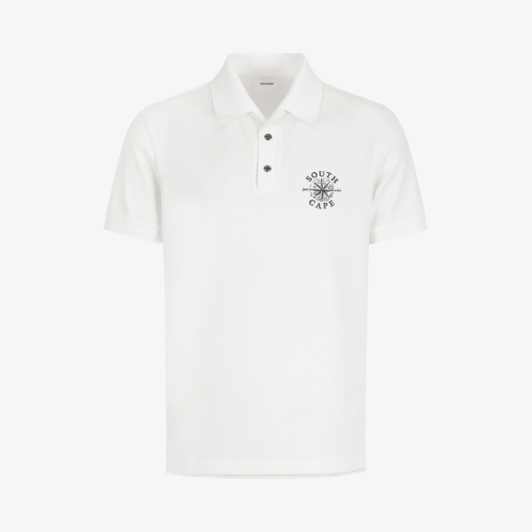 Contrast Collar Short-Sleeve T-Shirt_WT
