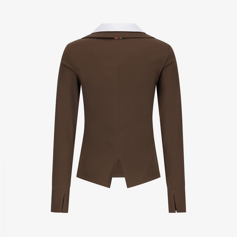 Cool-Touch Layered Collar T-Shirt_DW