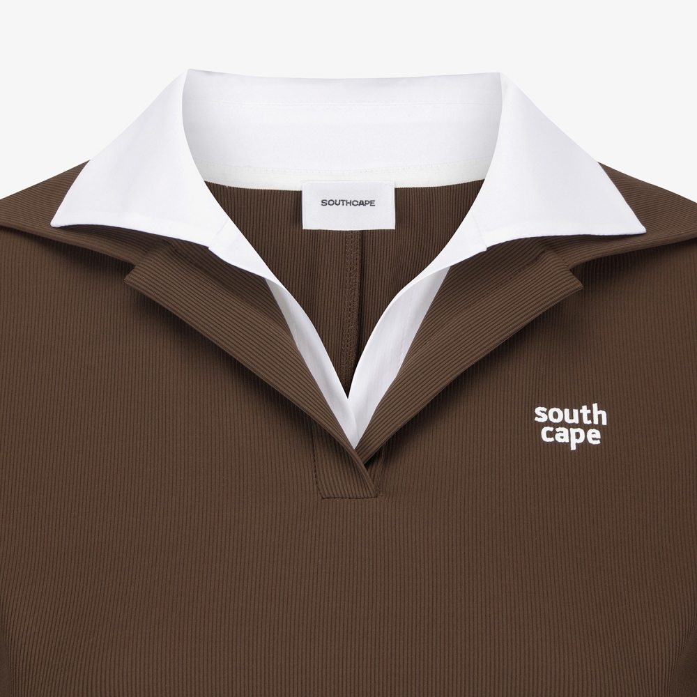 Cool-Touch Layered Collar T-Shirt_DW