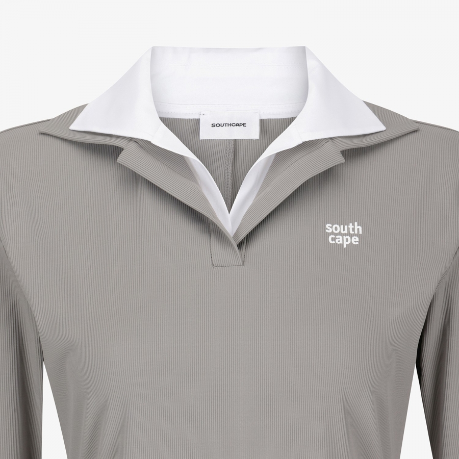Cool-Touch Layered Collar T-Shirt_GY