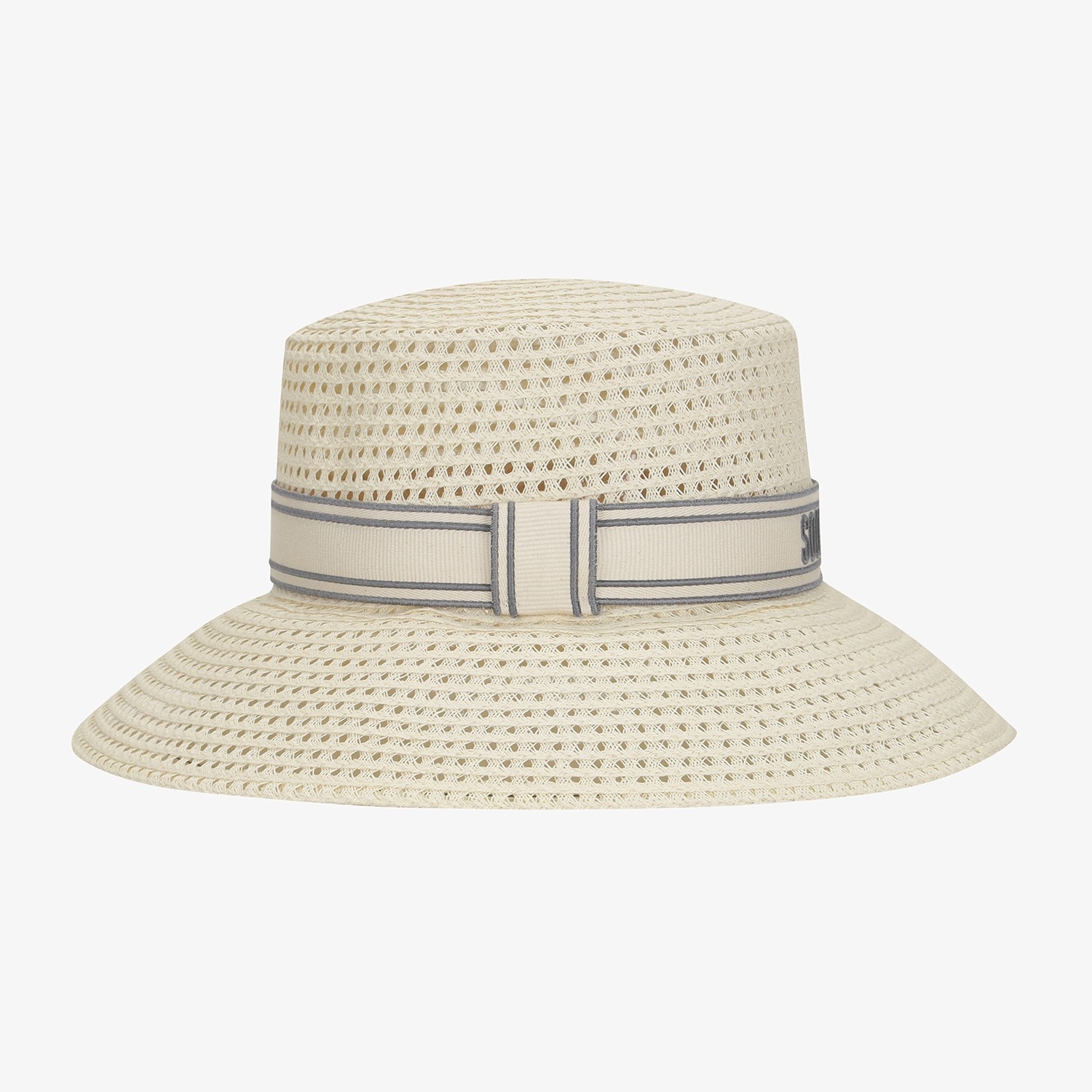 Logo Band Raffia Hat_LE