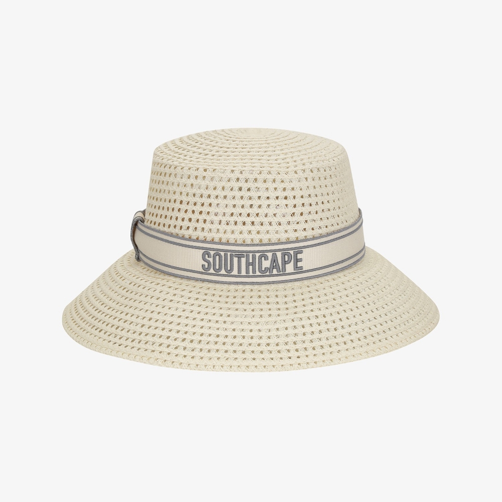 Logo Band Raffia Hat_LE