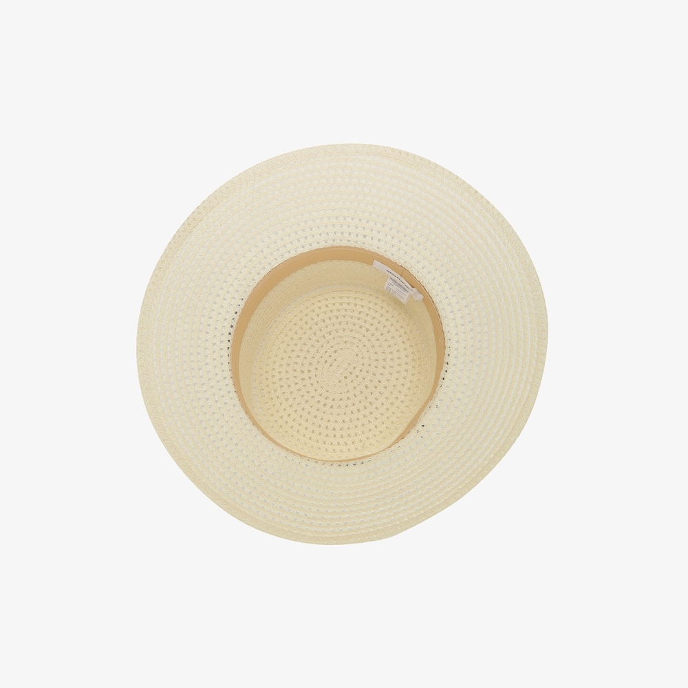 Logo Band Raffia Hat_LE