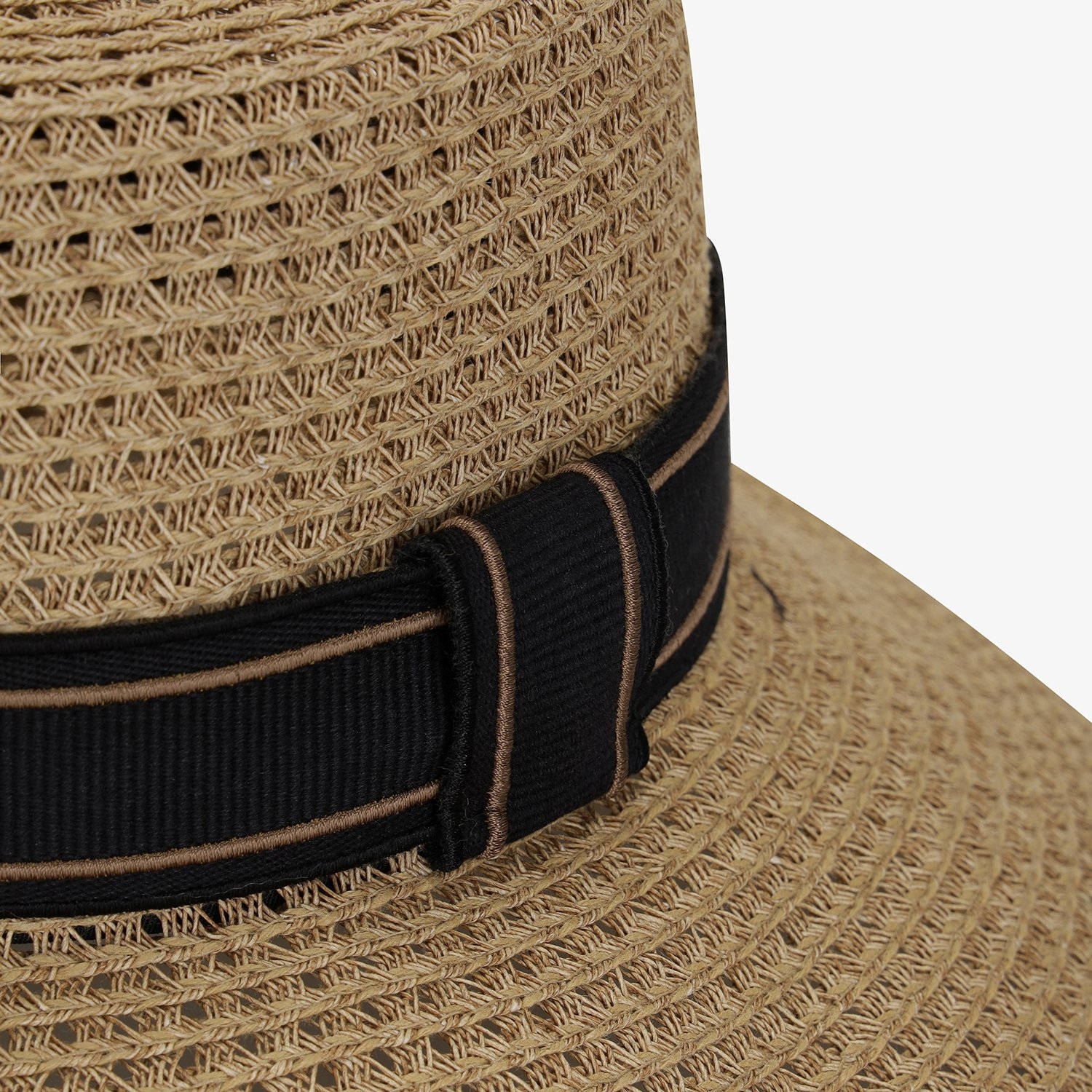 Logo Band Raffia Hat_NT