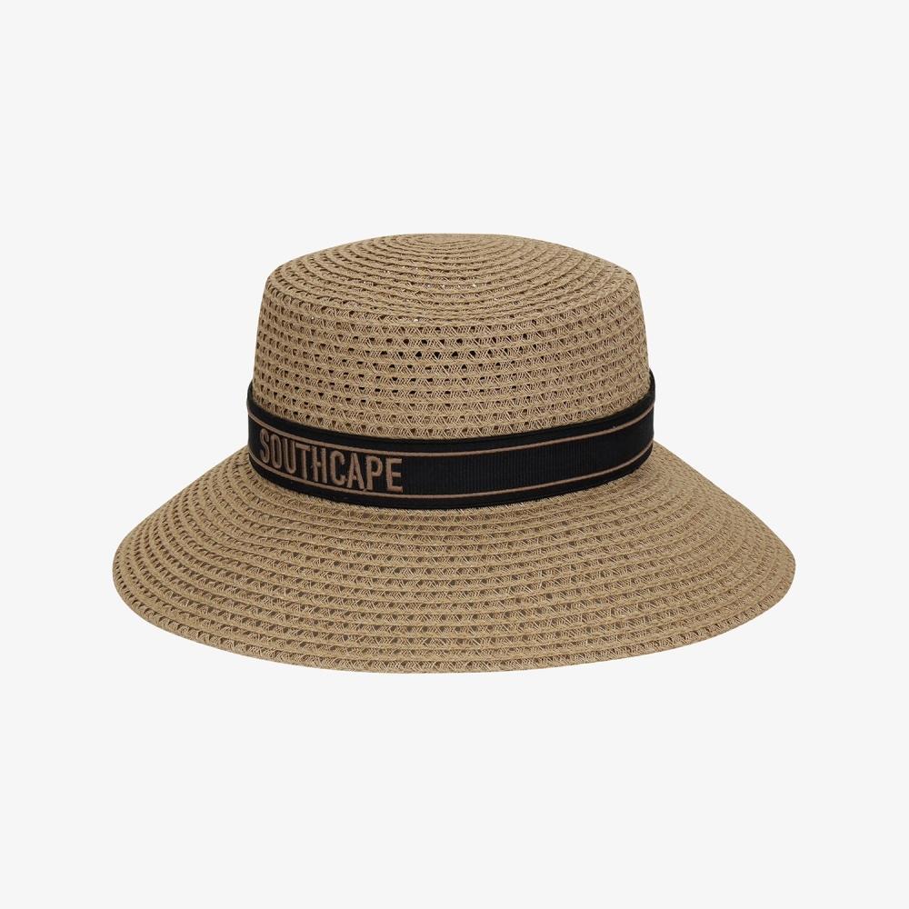 Logo Band Raffia Hat_NT