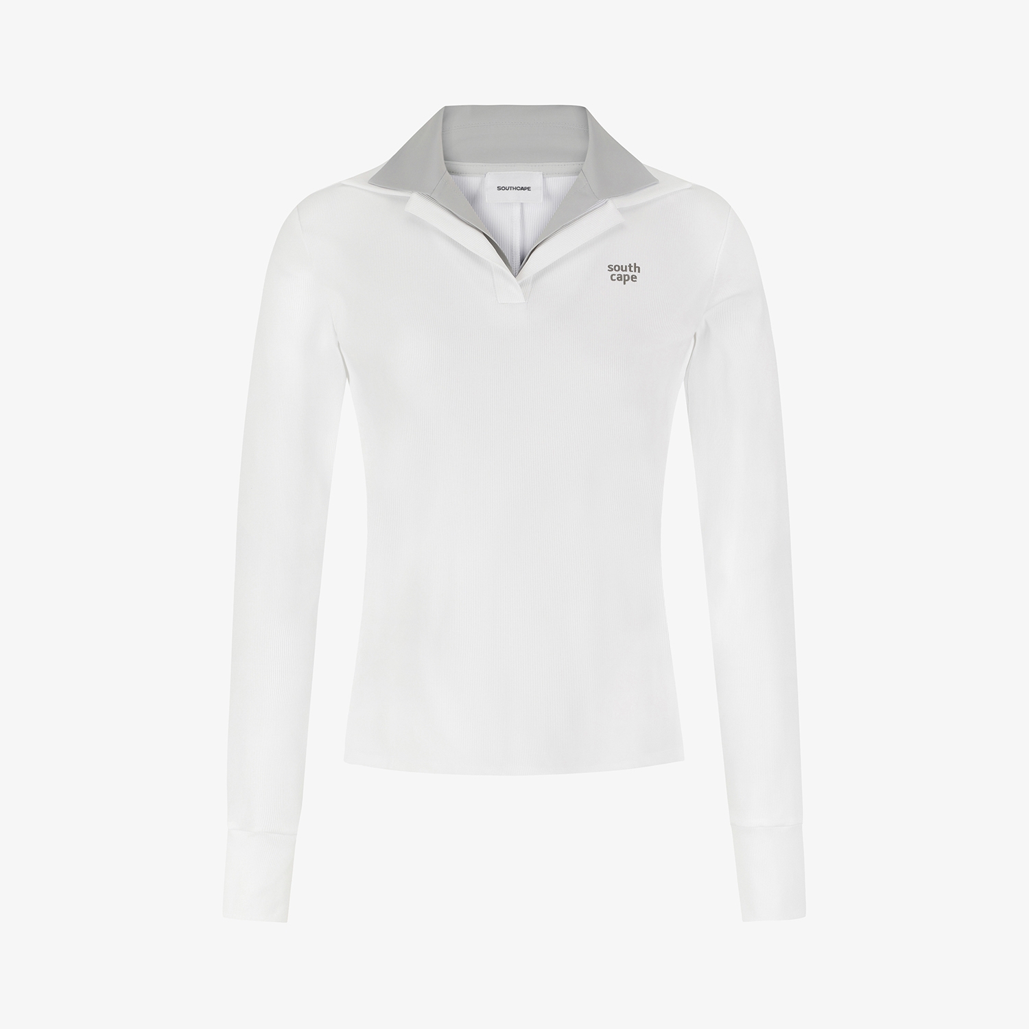 Cool-Touch Layered Collar T-Shirt_WT