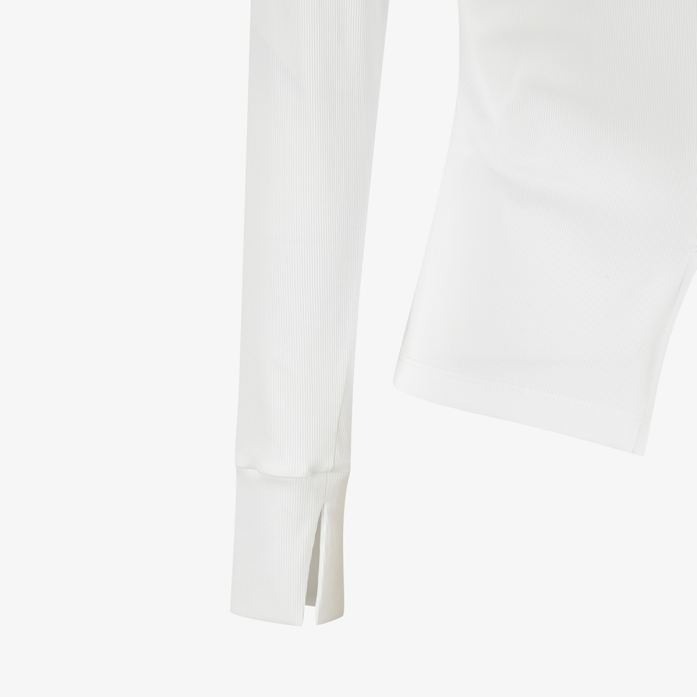 Cool-Touch Layered Collar T-Shirt_WT