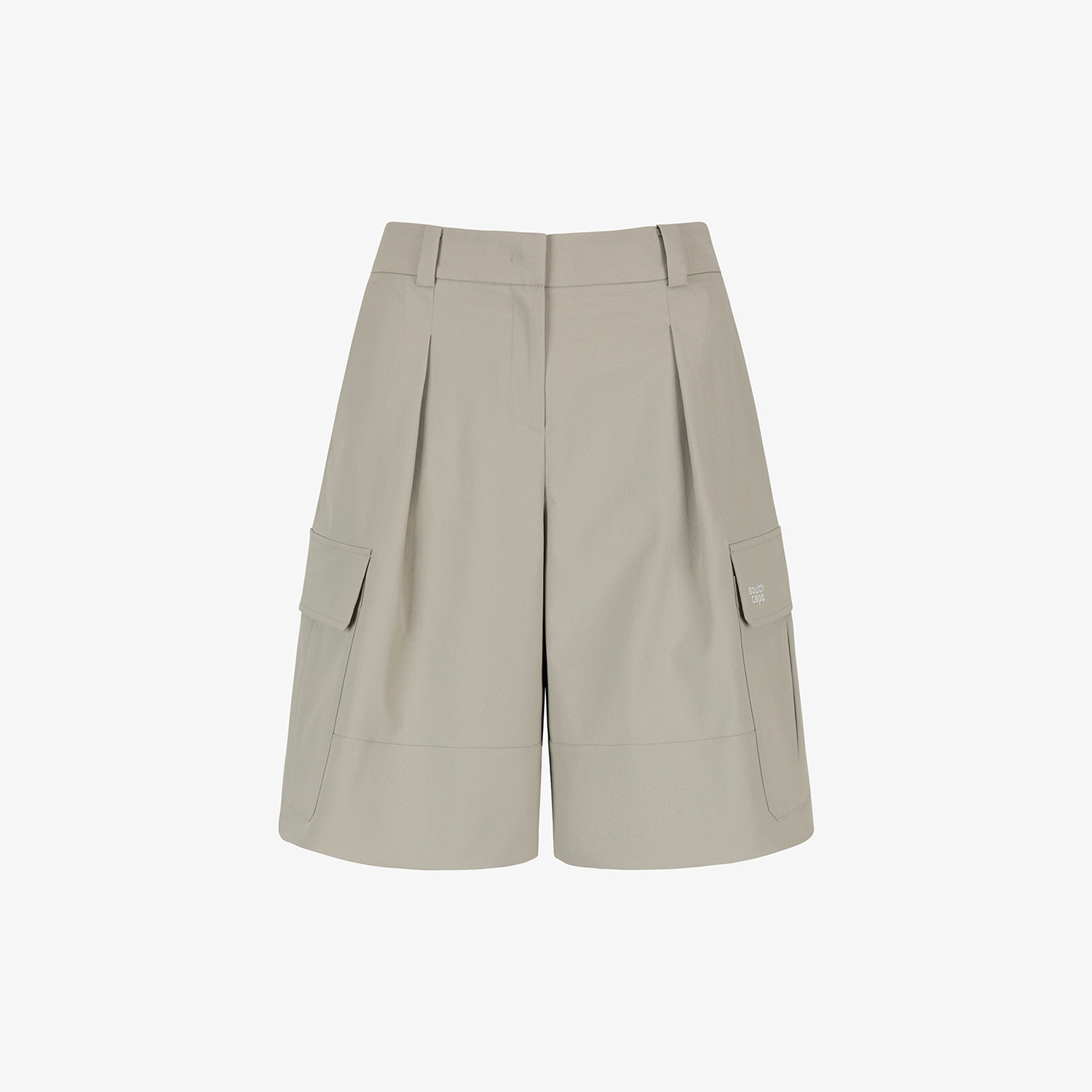 Out Pocket Wide Bermuda Pants_LK
