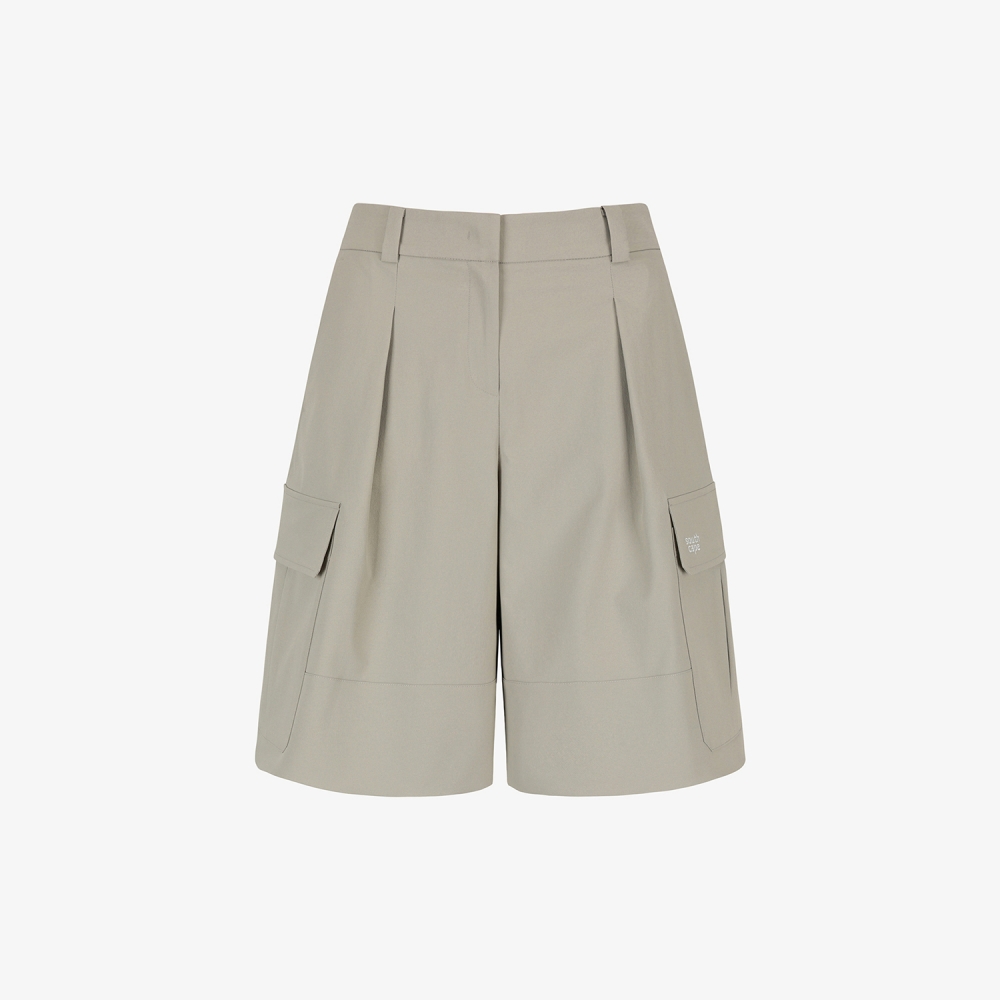 Out Pocket Wide Bermuda Pants_LK