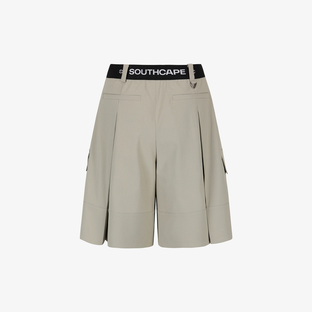 Out Pocket Wide Bermuda Pants_LK