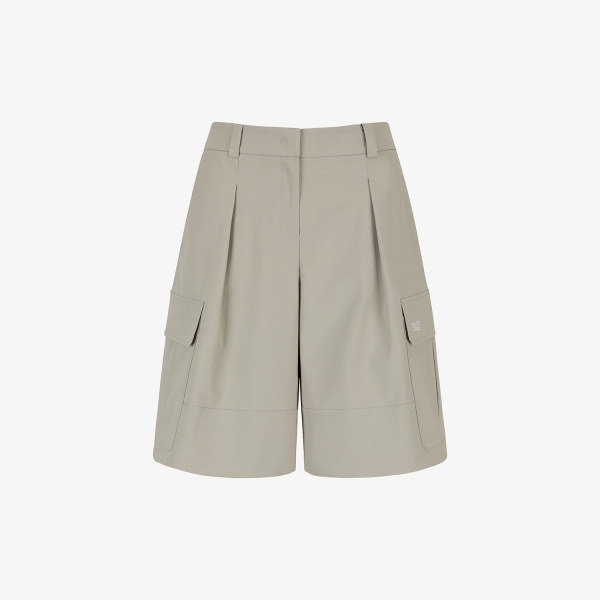 Out Pocket Wide Bermuda Pants_LK