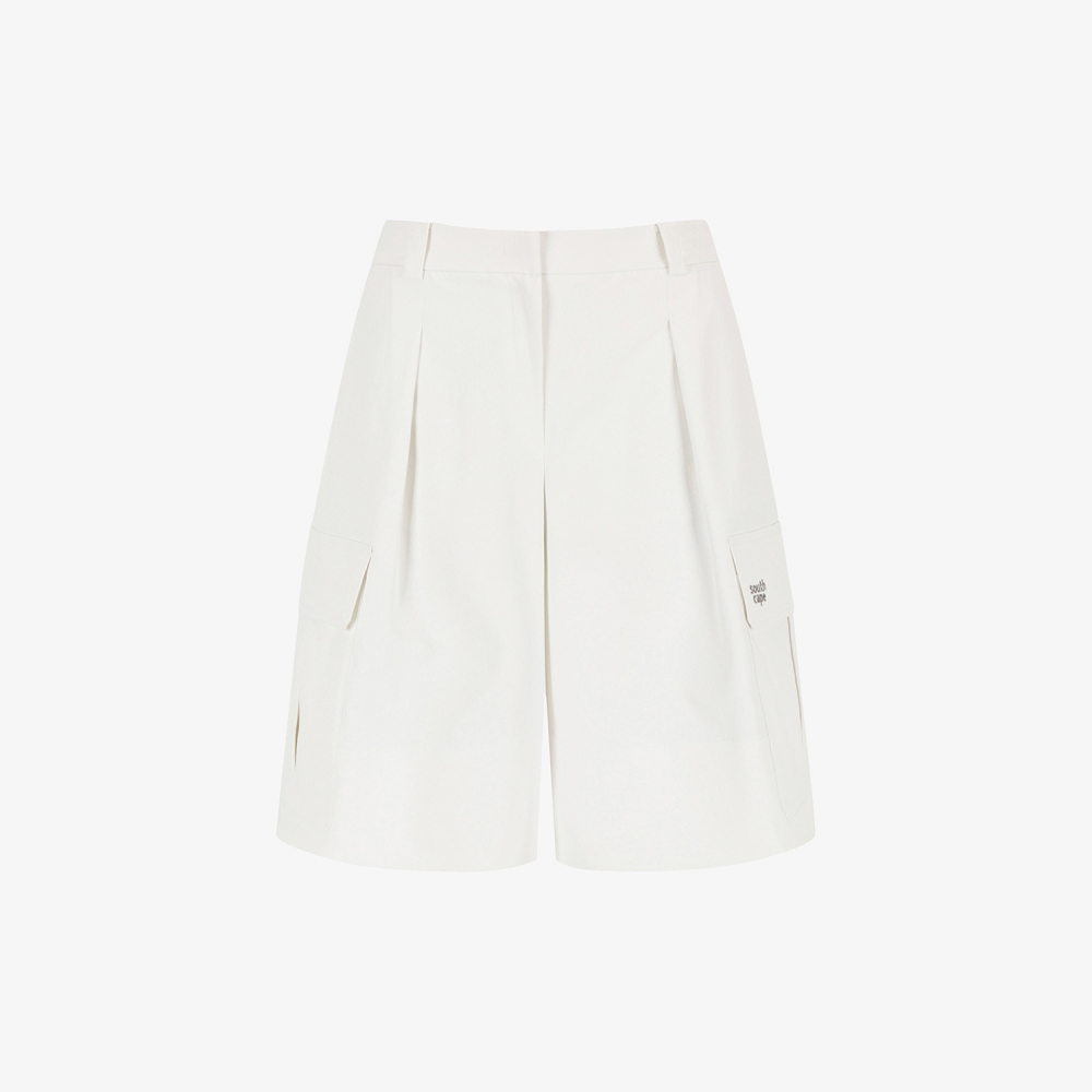 Out Pocket Wide Bermuda Pants_WT