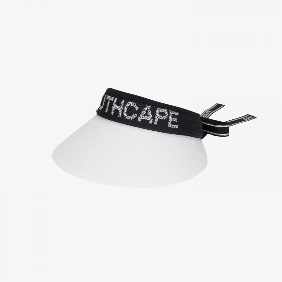 Contrast Logo Strap Visor_BK