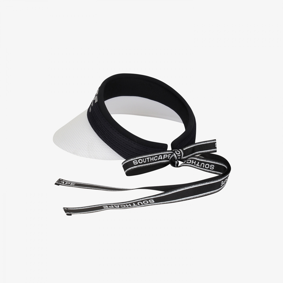 Contrast Logo Strap Visor_BK