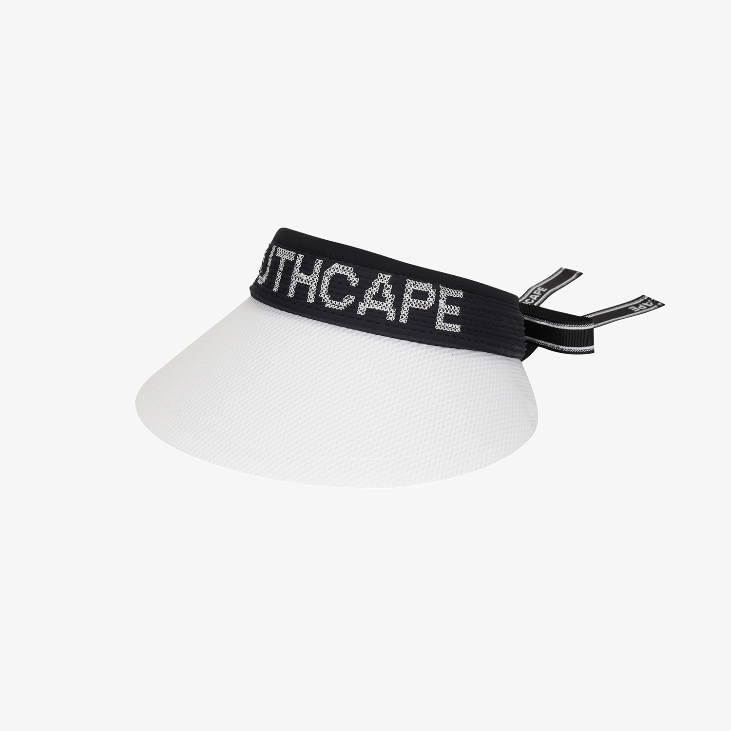 Contrast Logo Strap Visor_BK