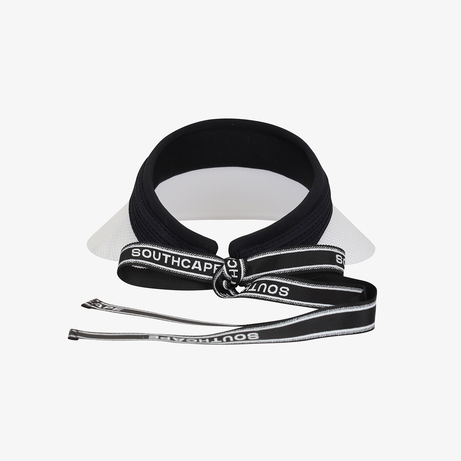 Contrast Logo Strap Visor_BK