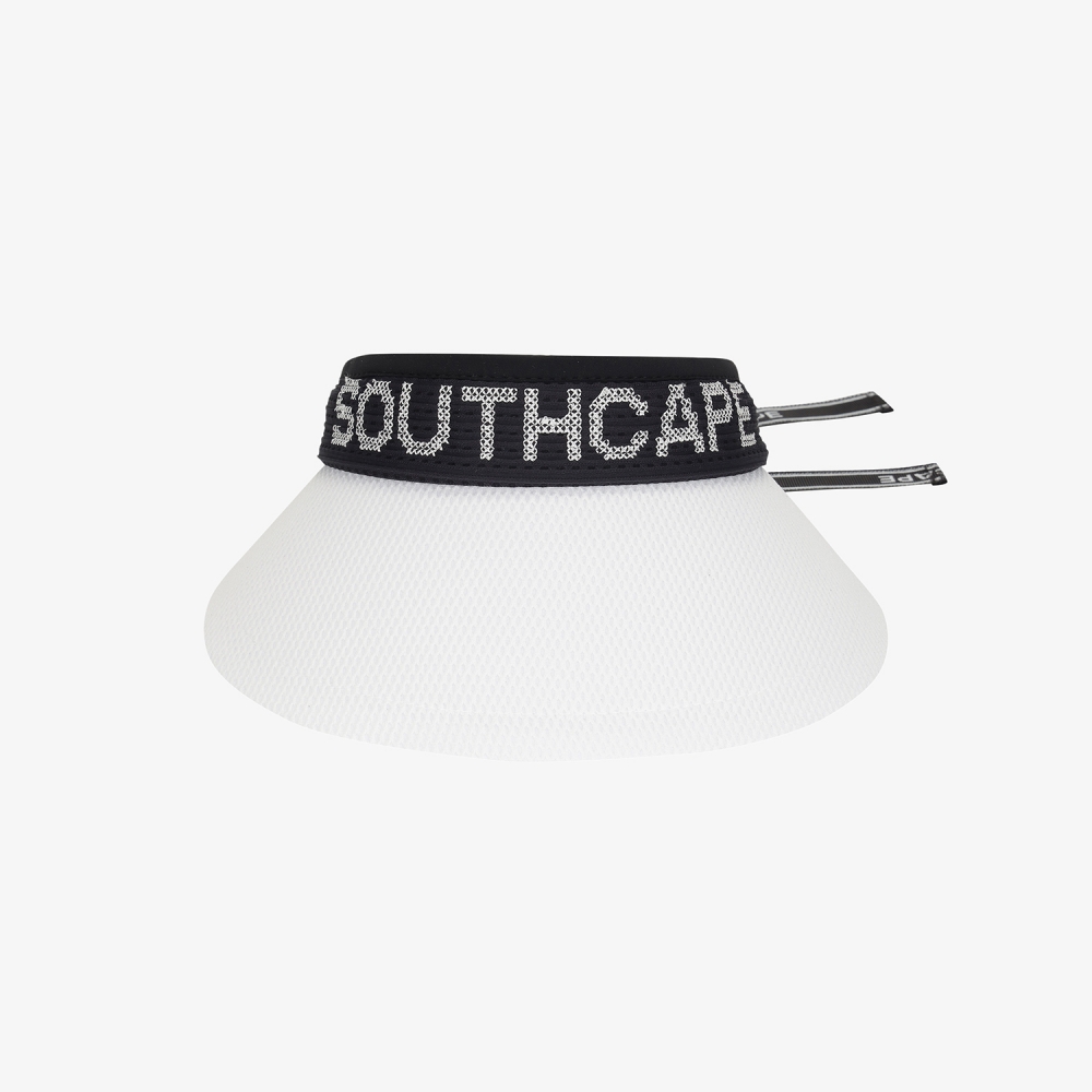 Contrast Logo Strap Visor_BK