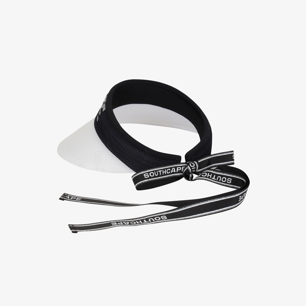 Contrast Logo Strap Visor_BK