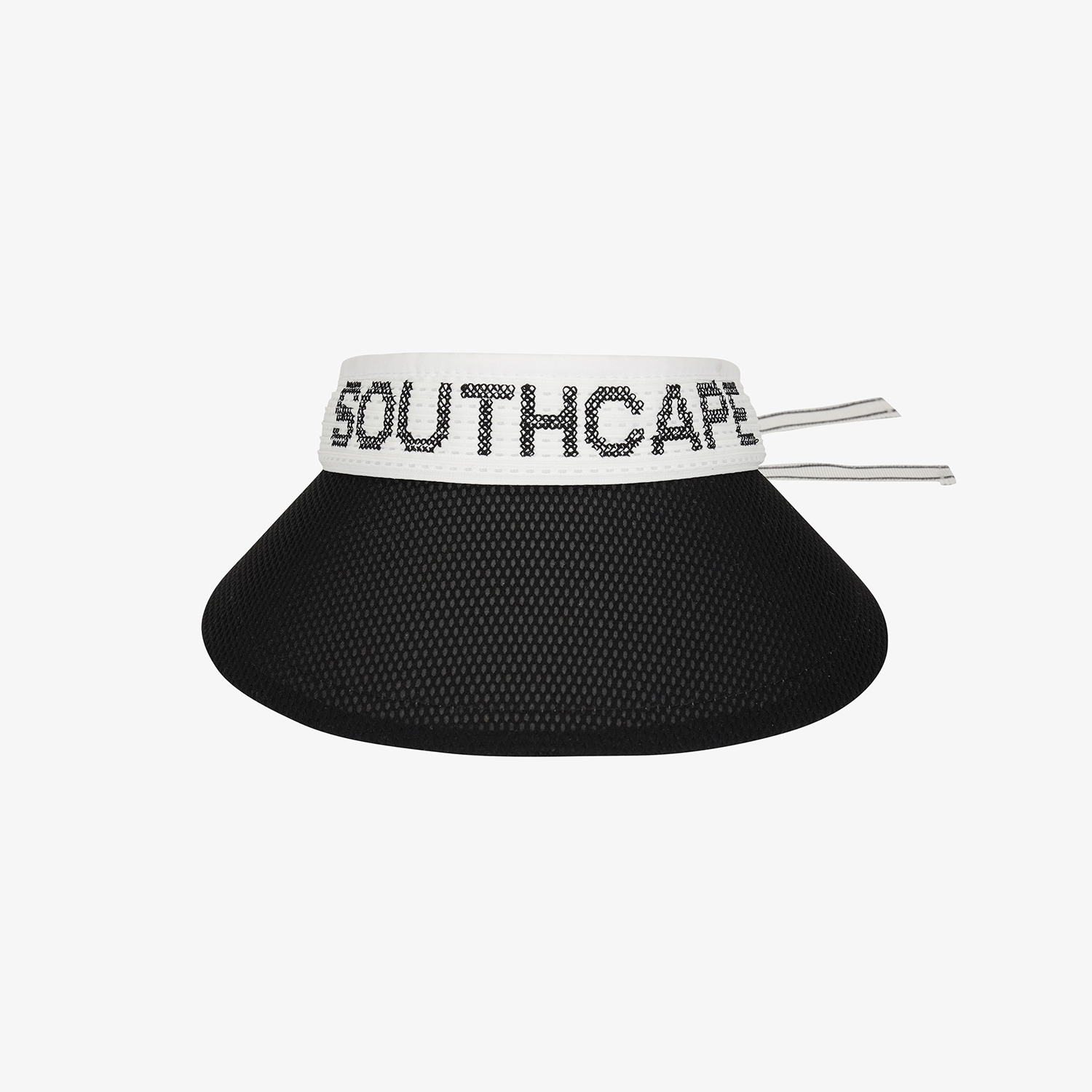 Contrast Logo Strap Visor_WT