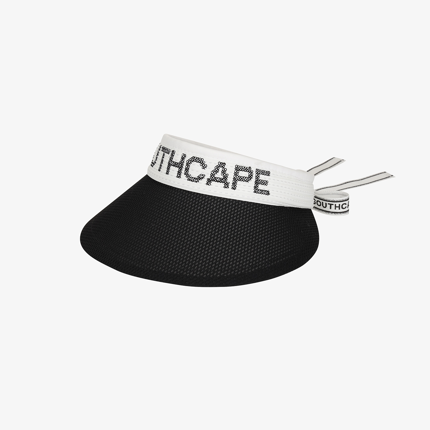 Contrast Logo Strap Visor_WT