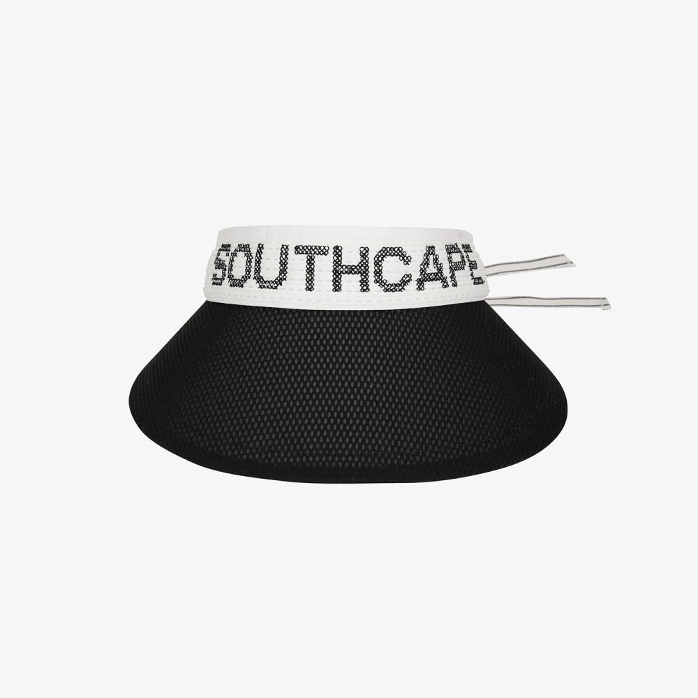 Contrast Logo Strap Visor_WT
