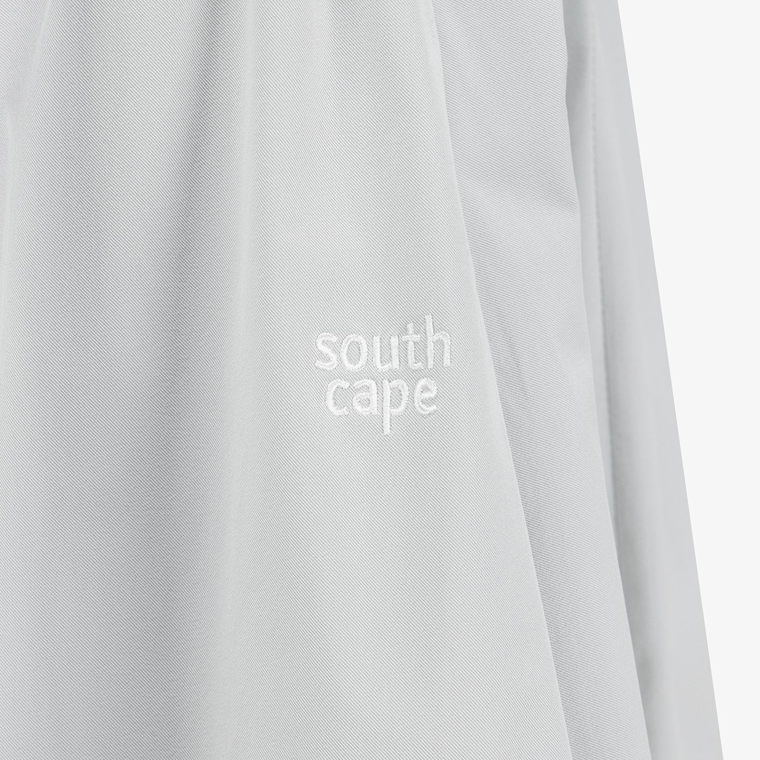 Smocking Flare Twill Skirt_LG