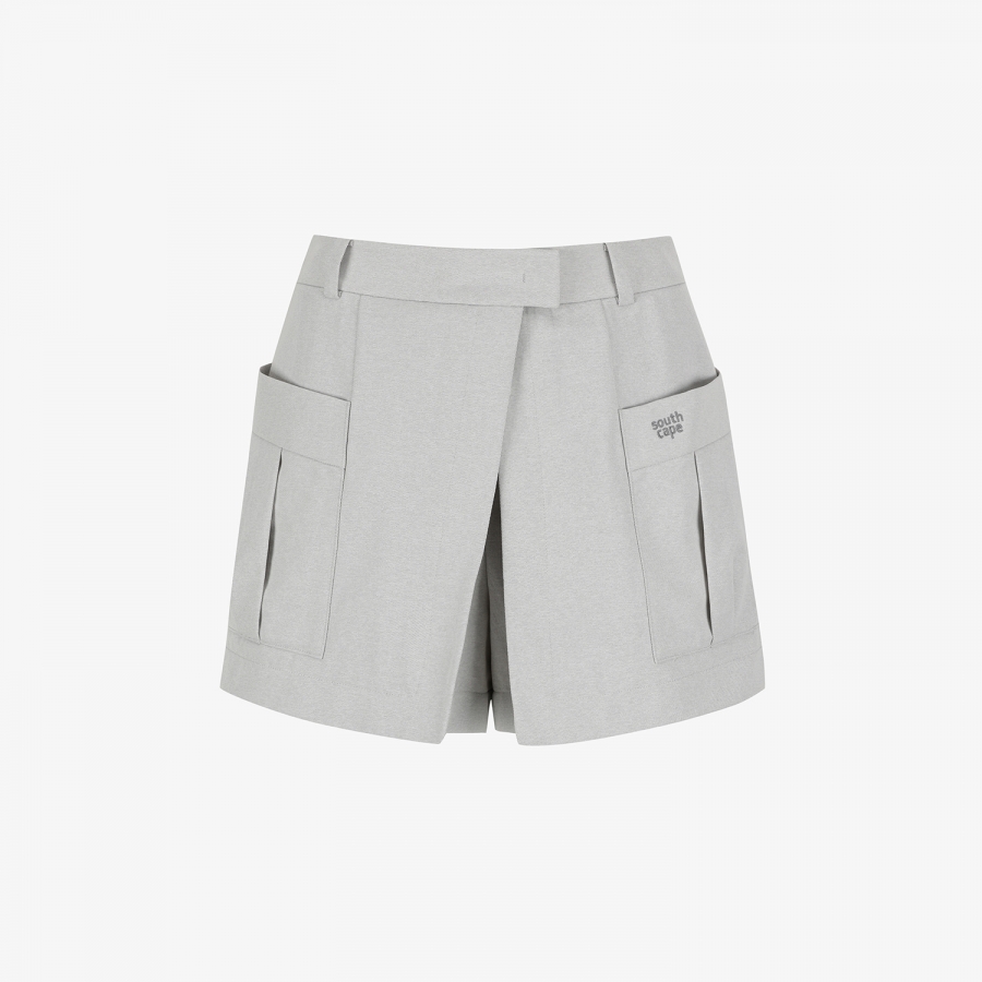 Denim-Like Out Pocket Culotte Pants_LG