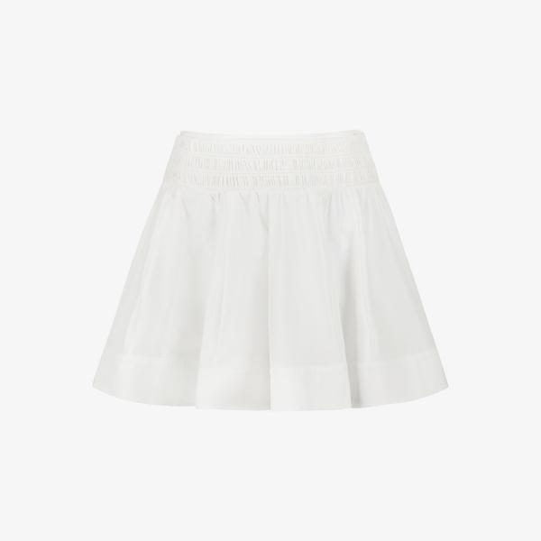 Smocked Flare Skirt_IC