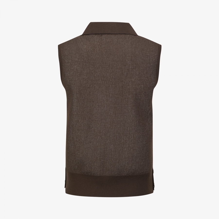 Namhae Heritage V-Neck Knit Sleeveless_BR
