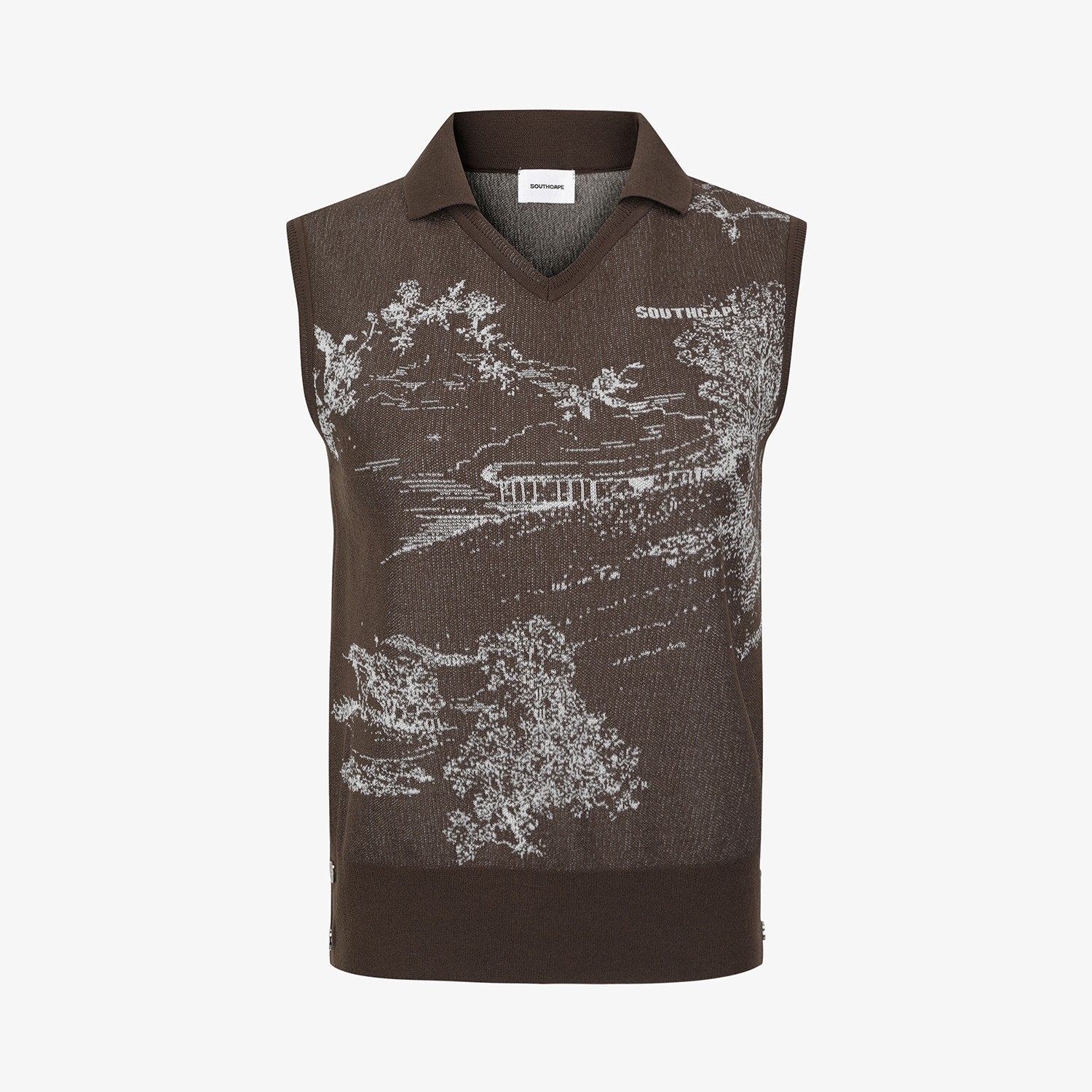 Namhae Heritage V-Neck Knit Sleeveless_BR