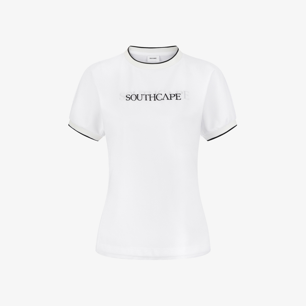 Performance Mesh Round T-Shirt_WT