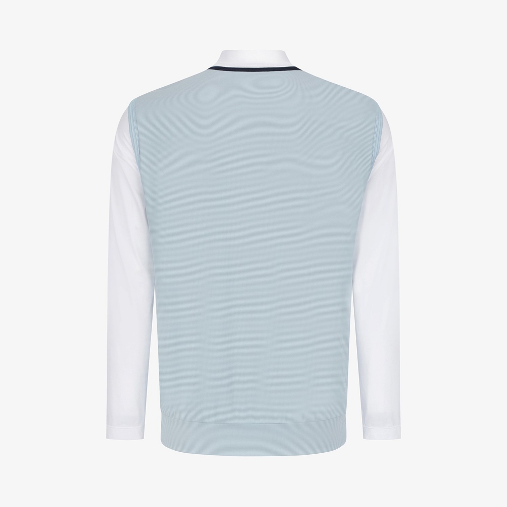 Layered Mock-Neck Performance T-Shirt_LB