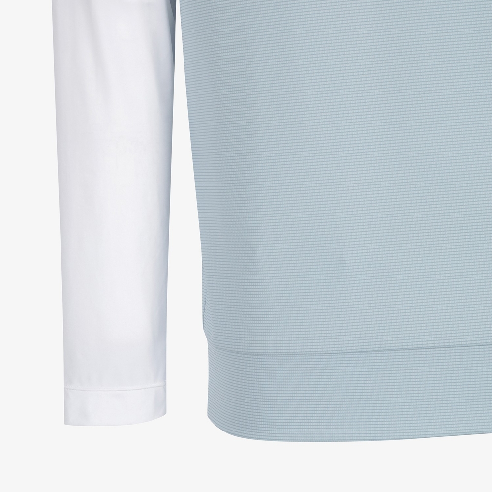 Layered Mock-Neck Performance T-Shirt_LB