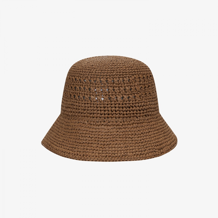 Natural Raffia Bucket Hat_BR