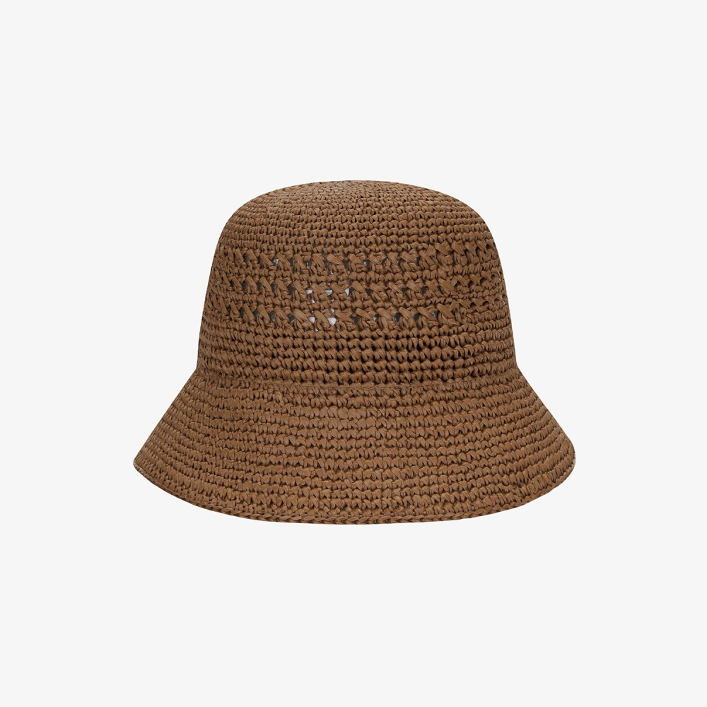 Natural Raffia Bucket Hat_BR