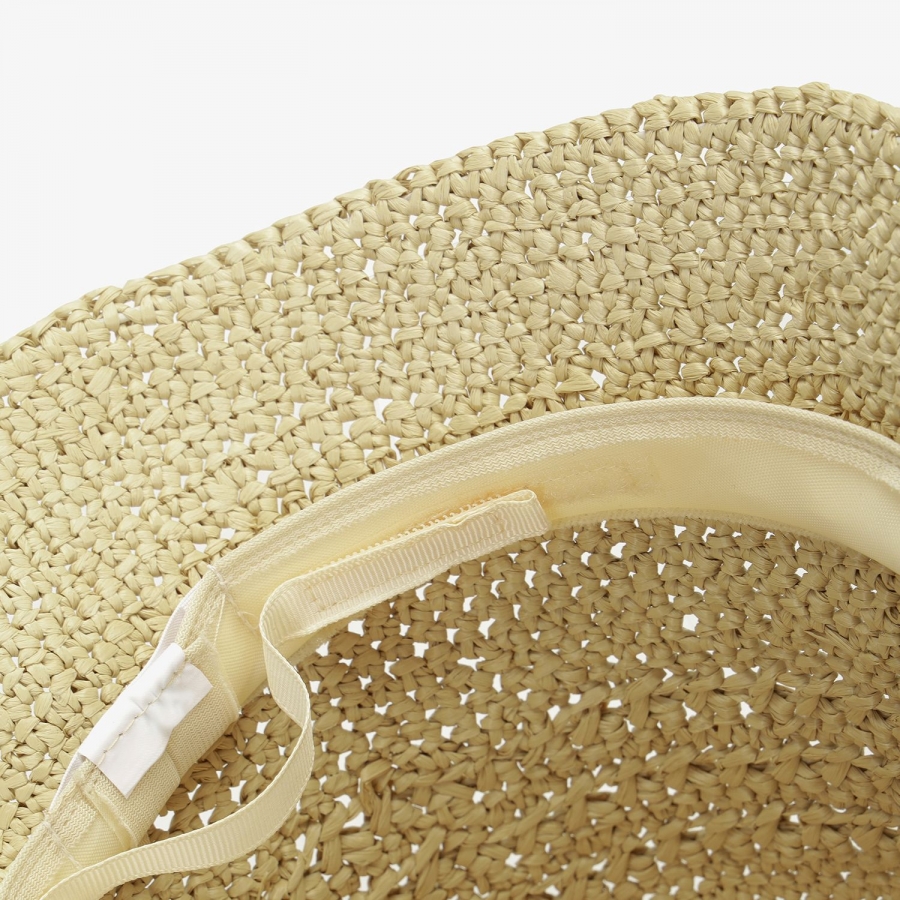 Natural Raffia Bucket Hat_SD