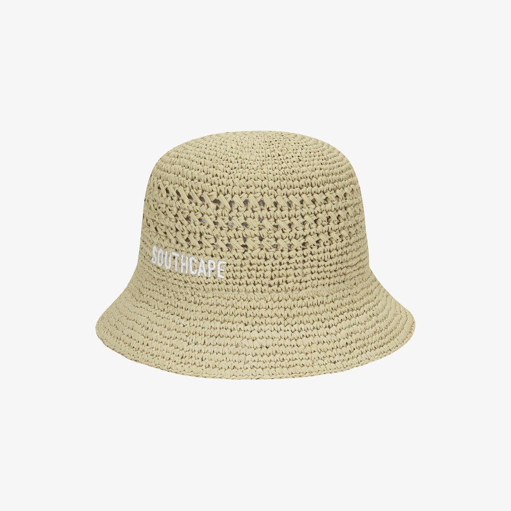 Natural Raffia Bucket Hat_SD