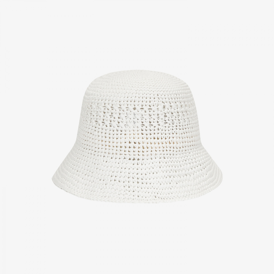 Natural Raffia Bucket Hat_WT