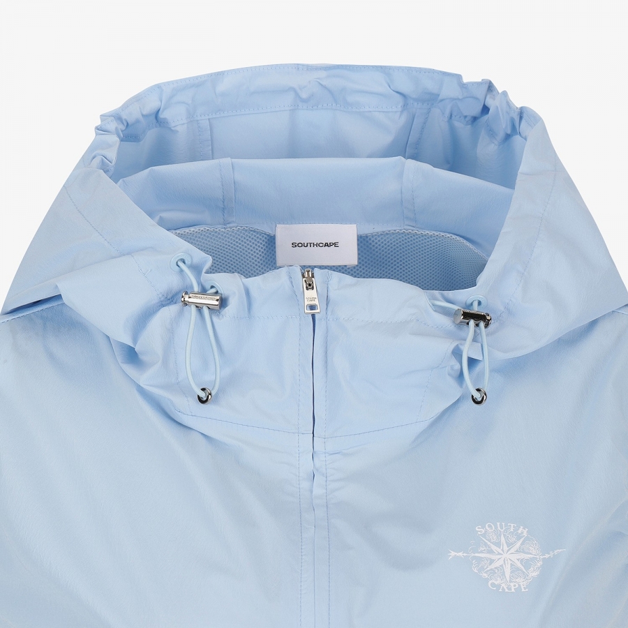 Southcross Hooded Full-Zip Woven Long Vest_LB