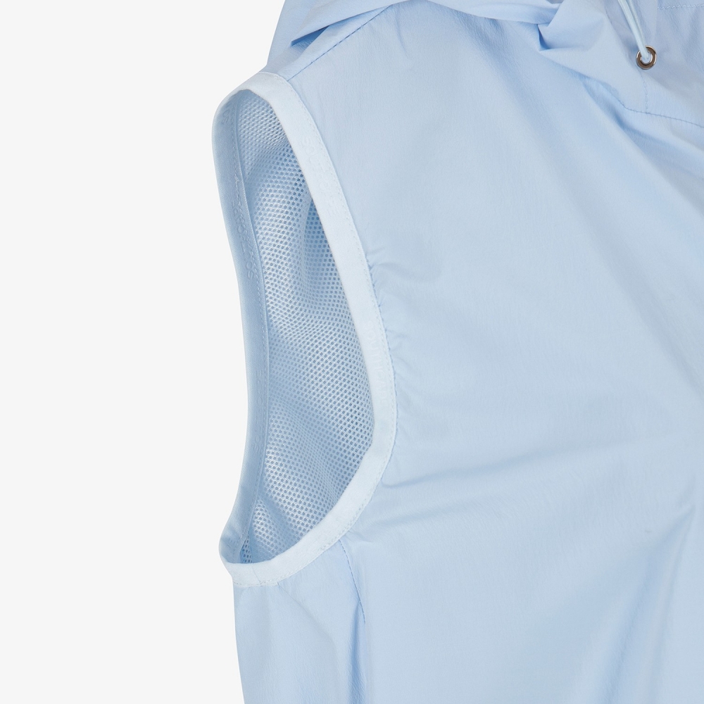 Southcross Hooded Full-Zip Woven Long Vest_LB