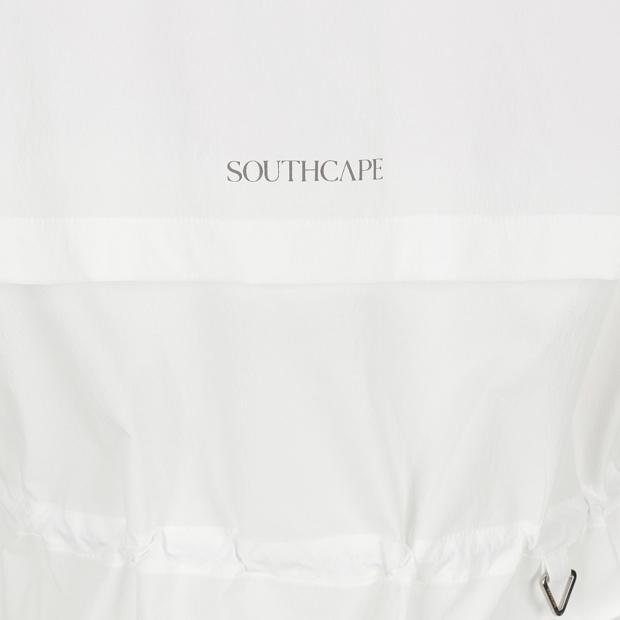 Southcross Hooded Full-Zip Woven Long Vest_WT