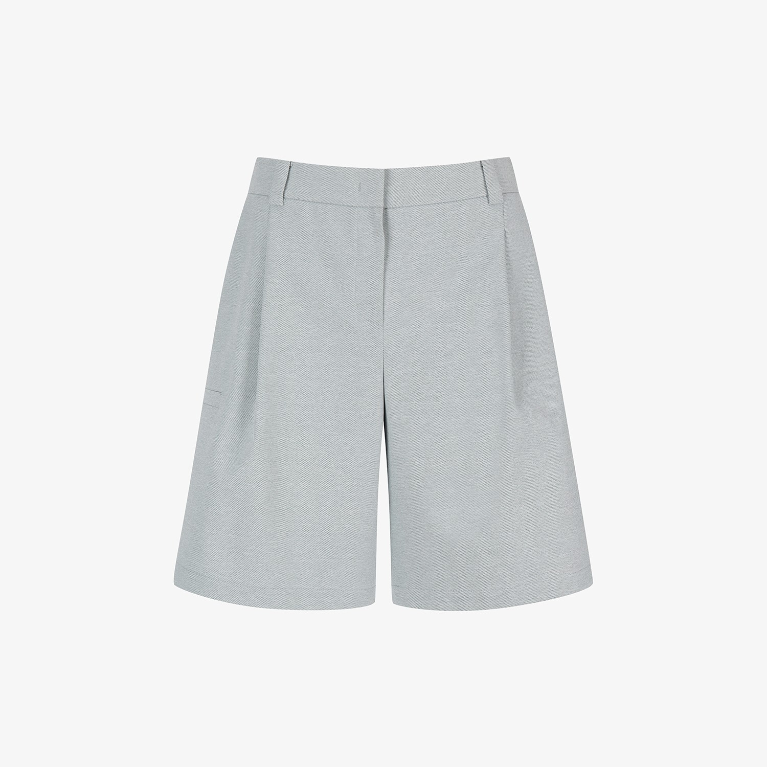 Pintuck Bermuda Pants_BL