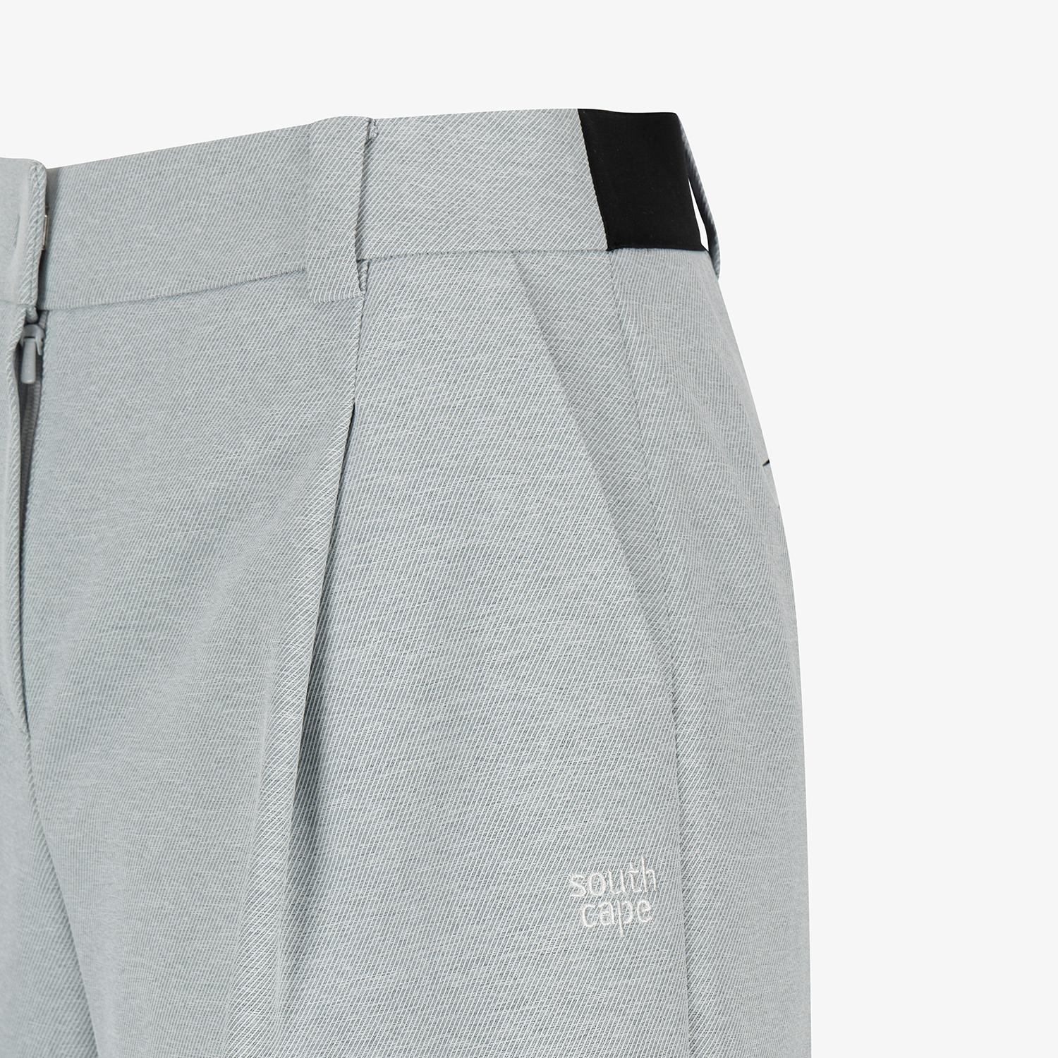 Pintuck Bermuda Pants_BL