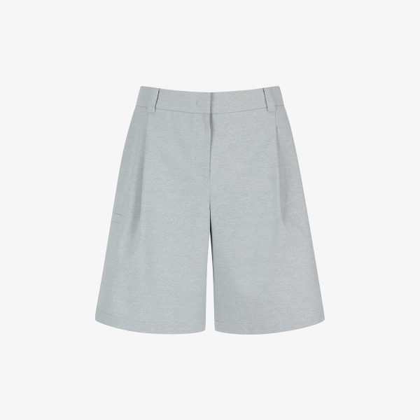 Pintuck Bermuda Pants_BL