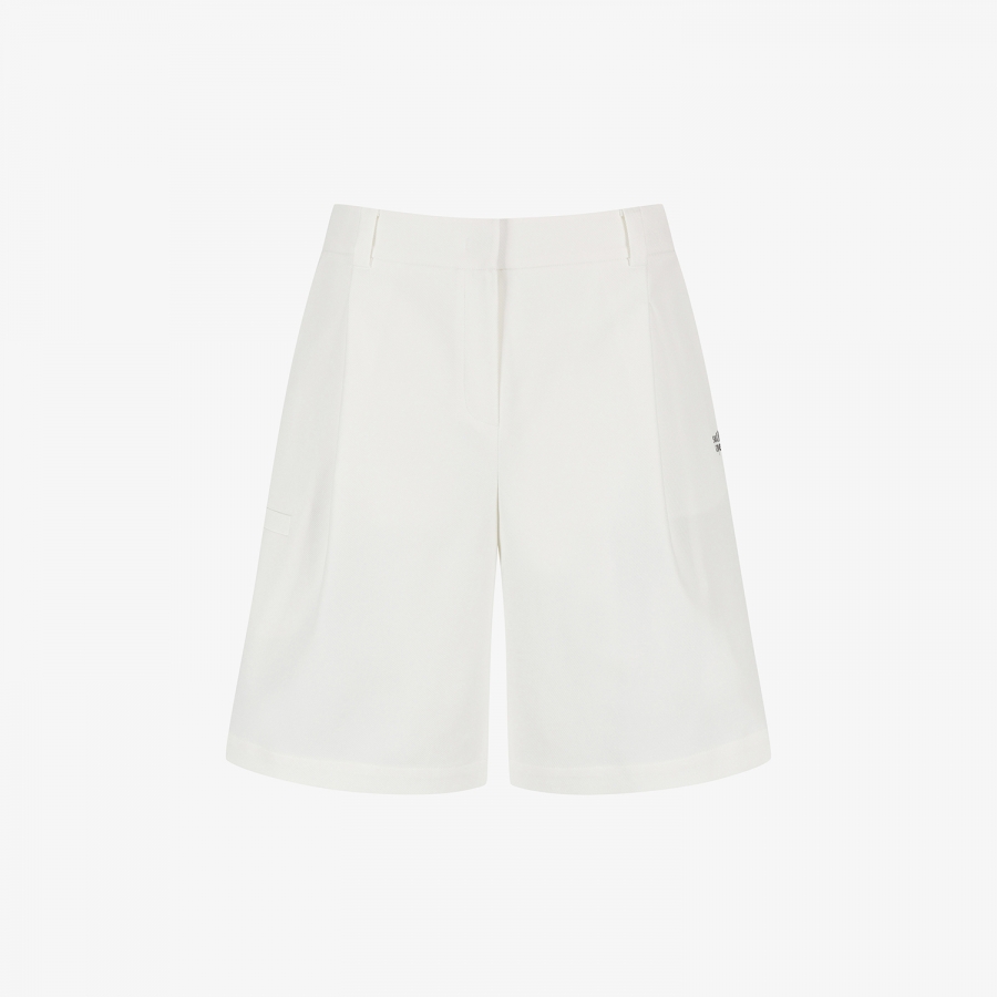 Pintuck Bermuda Pants_WT