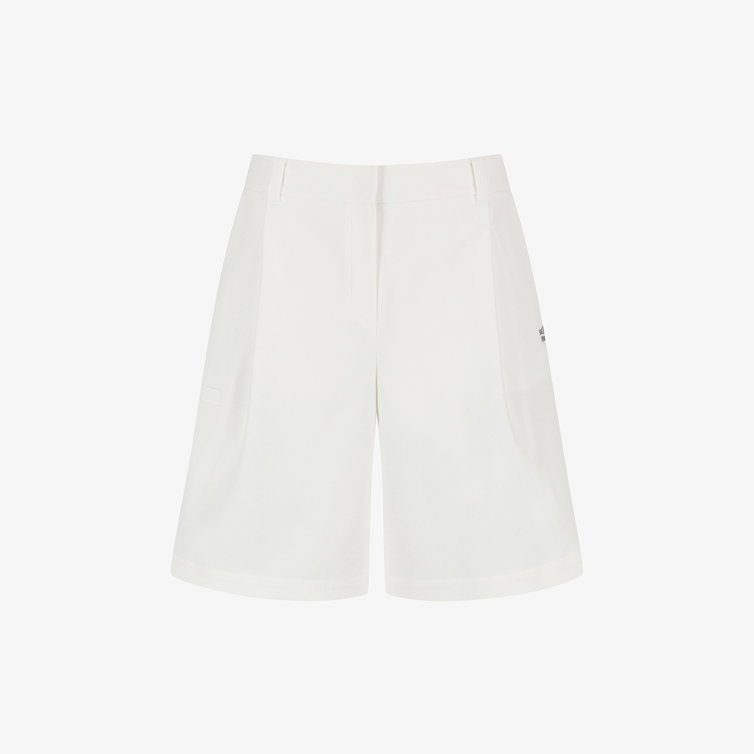 Pintuck Bermuda Pants_WT