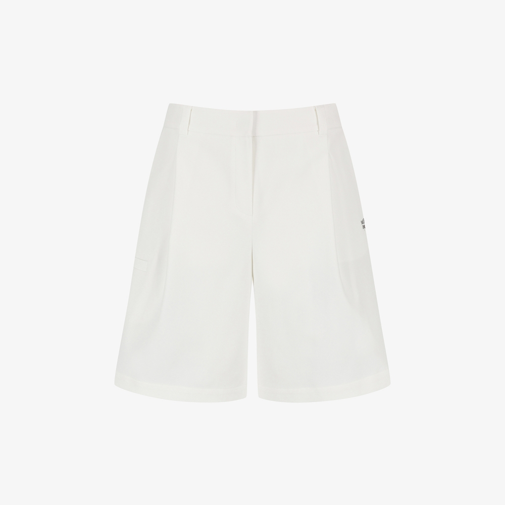 Pintuck Bermuda Pants_WT
