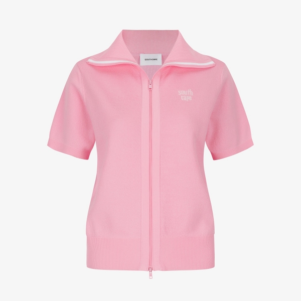 Southcross Sailor Collar Zip-Up Cardigan_PK