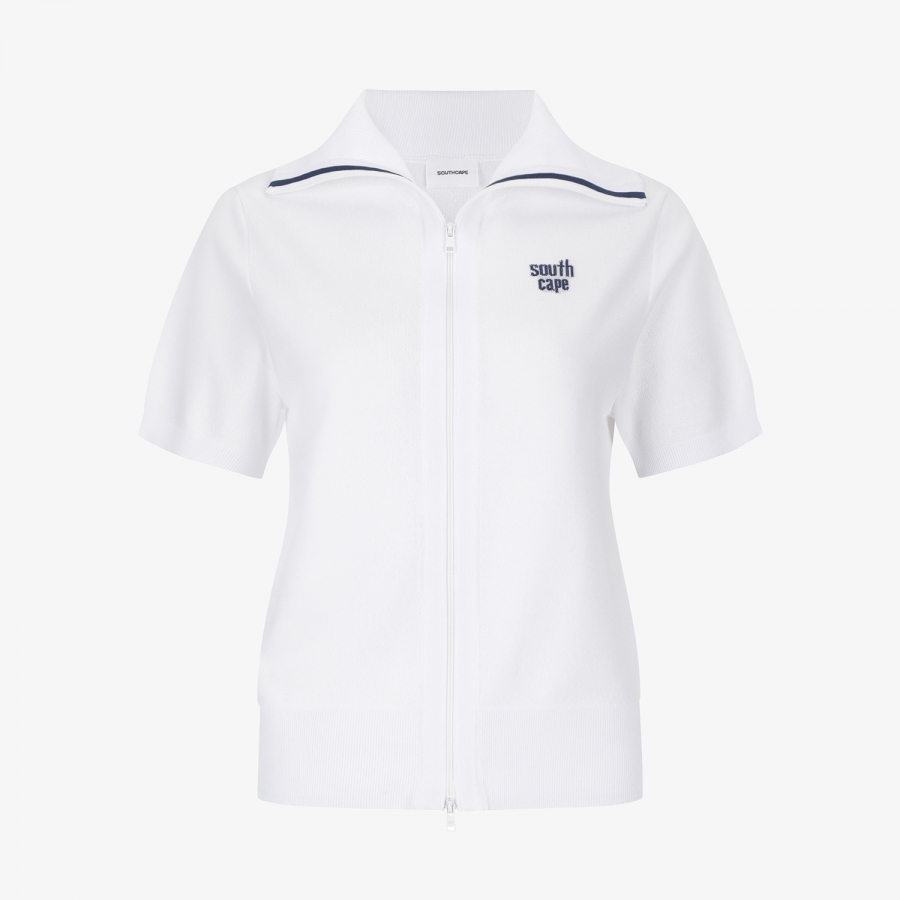 Southcross Sailor Collar Zip-Up Cardigan_WT